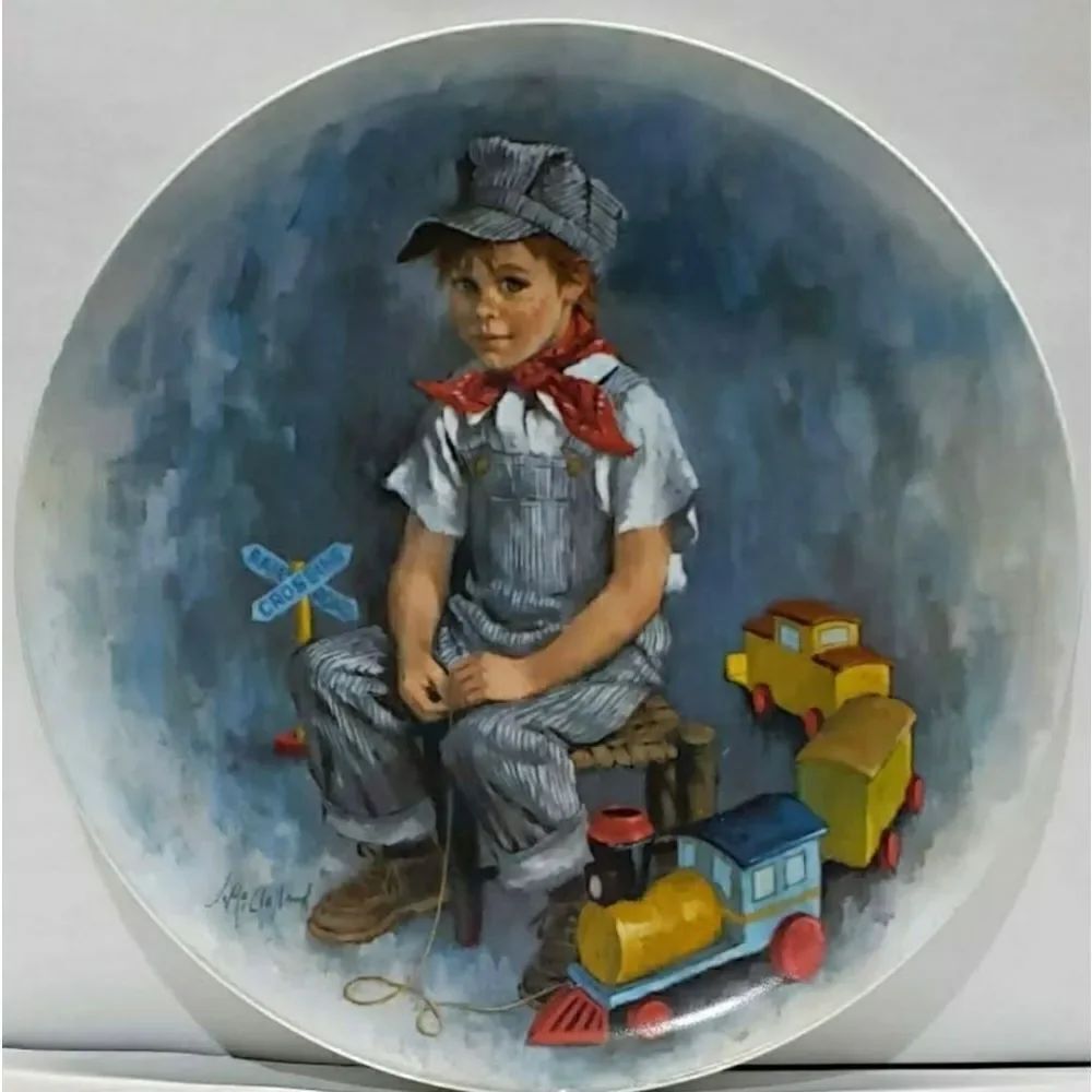 Vintage Bradford Exchange Reco "When I Grow Up" Numbered Collector Plate